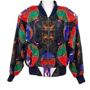 Otello Pelle Vintage bomber jacket size Small